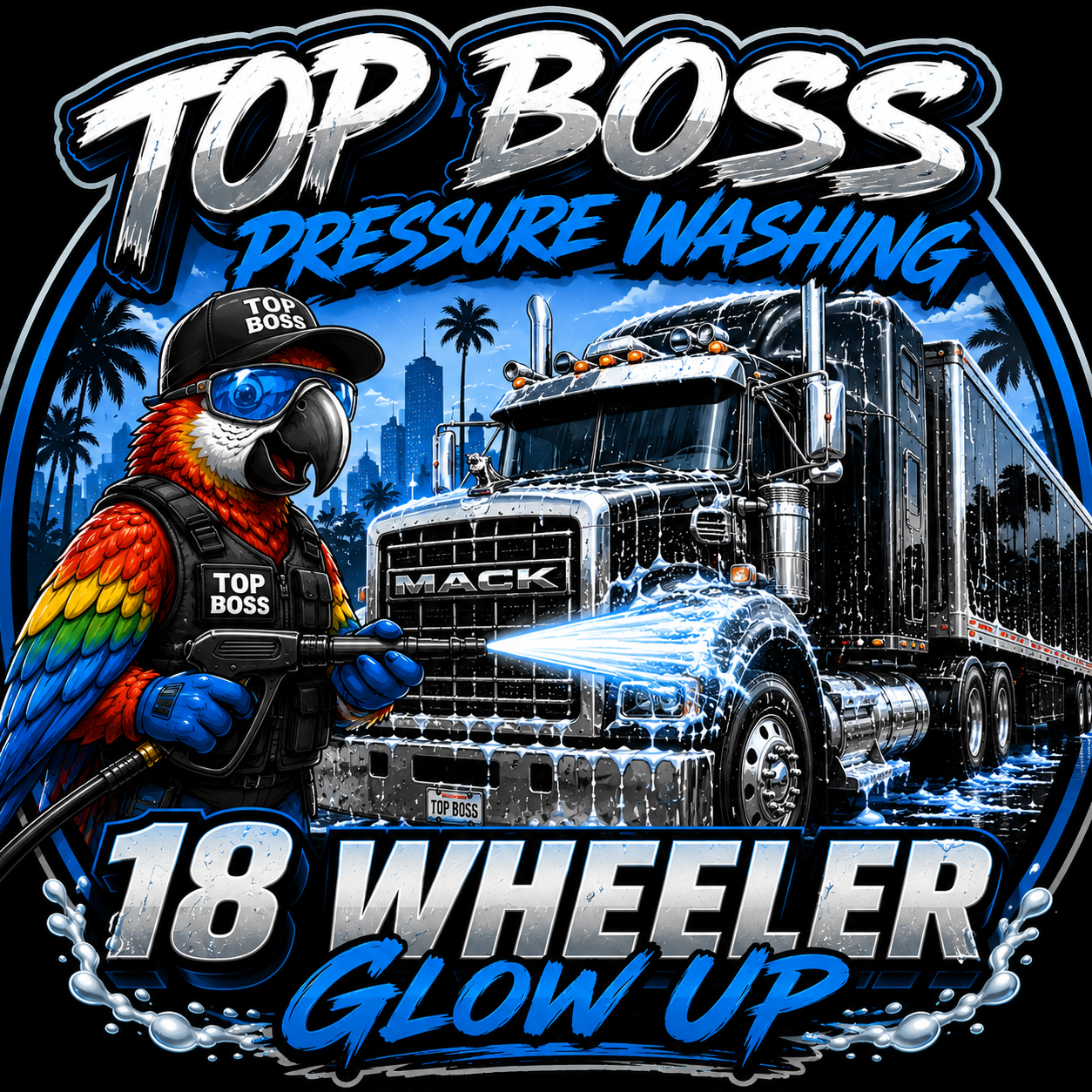 18 wheeler glow up