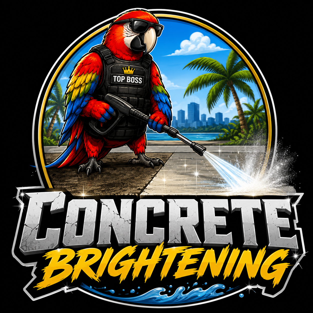 Concrete brightening